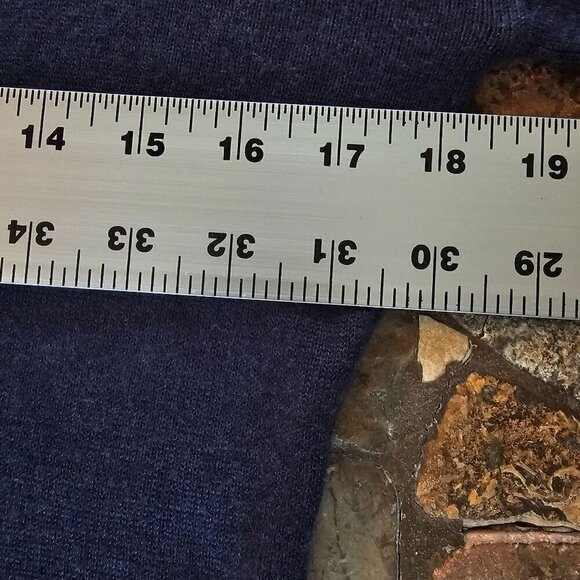 Magaschoni Cashmere Blend Women's Loose Fit Navy Blue Sweater, Size Small - Picture 8 of 10